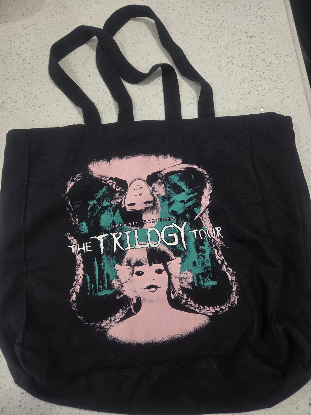 Black Tote Bag From Portals Tour 2023 MSG